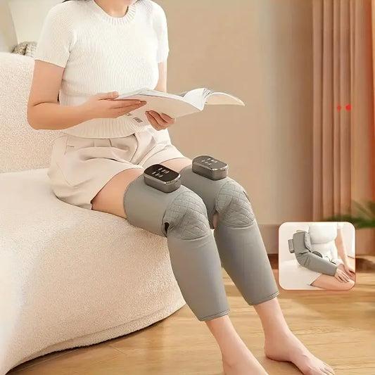 Wireless Type 3 Leg Massager Featuring Air Pressure And Heating